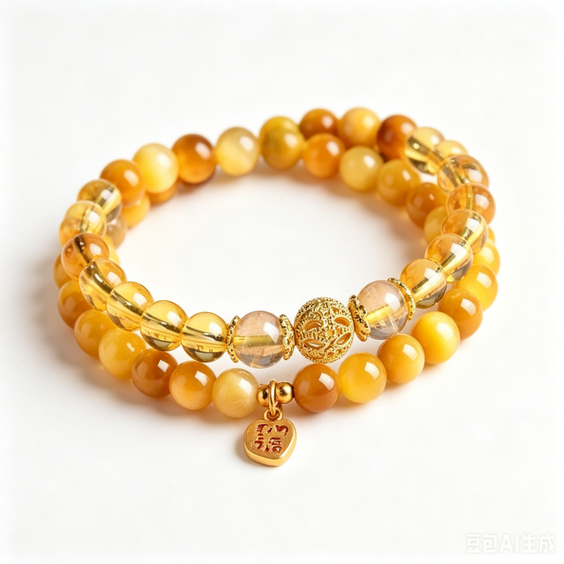 Natural Citrine Women's Bracelet
