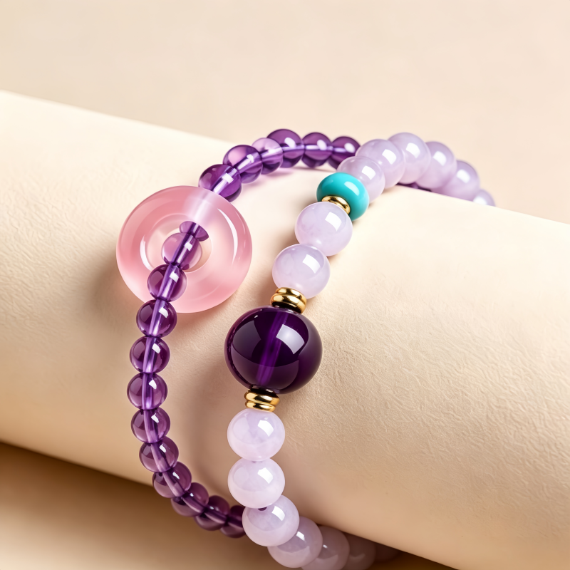 Double Layer Crystal Bracelet for Women