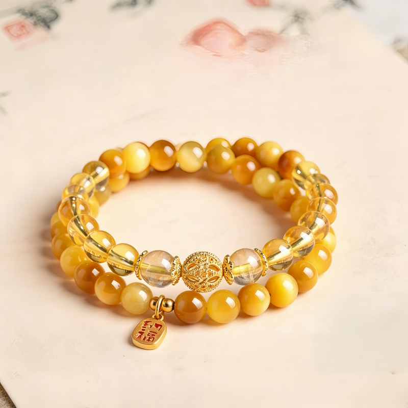 Natural Citrine Women's Bracelet