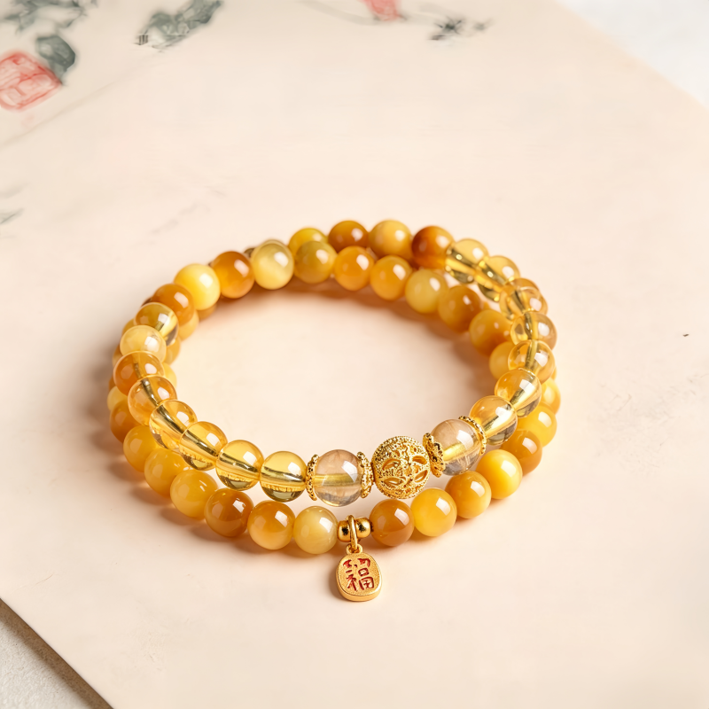 Natural Citrine Women's Bracelet