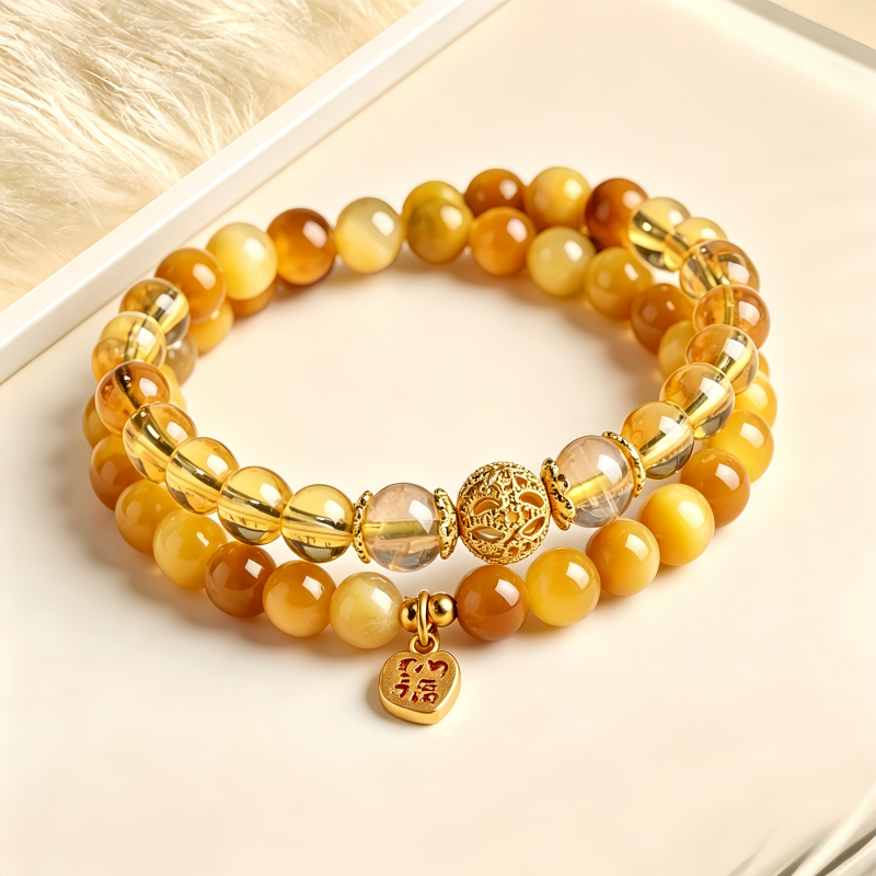 Natural Citrine Women's Bracelet