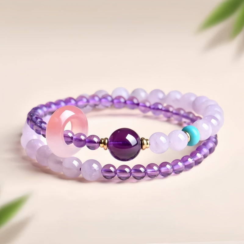 Double Layer Crystal Bracelet for Women
