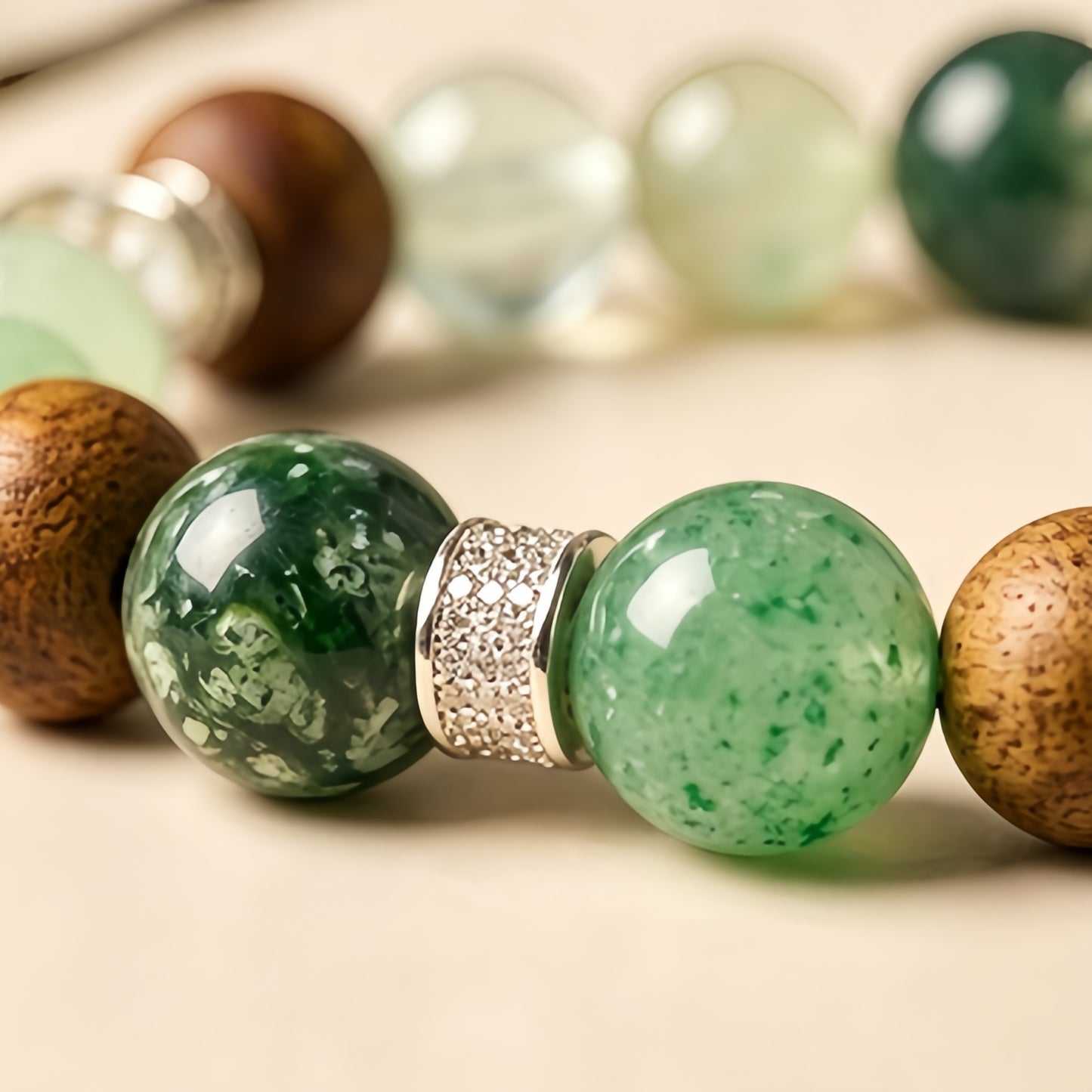 Blue Crystal Bracelet — Wealth Attraction, Luck Enhancement, and Energy Healing Jewelry